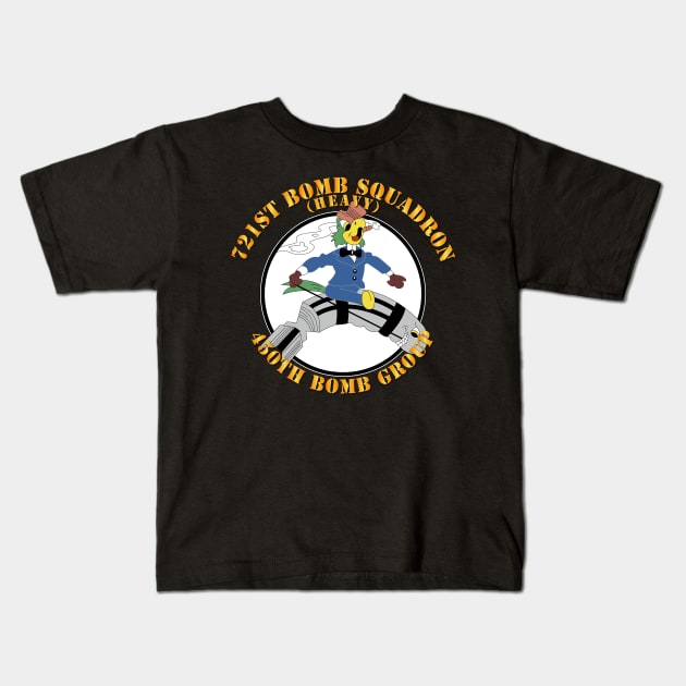 AAC - 721st Bomb Squadron - 450th BG - WWII Kids T-Shirt by twix123844